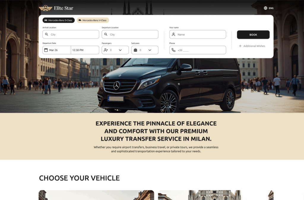 Elite Star – Сервіс букінгу трансферів в Мілані